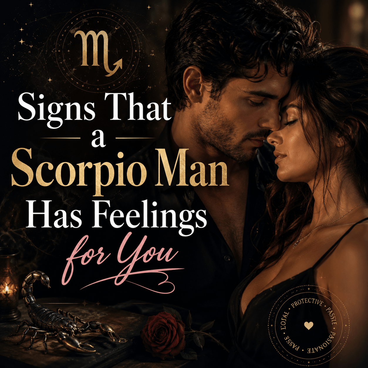 Signs That a Scorpio Man Has Feelings for You