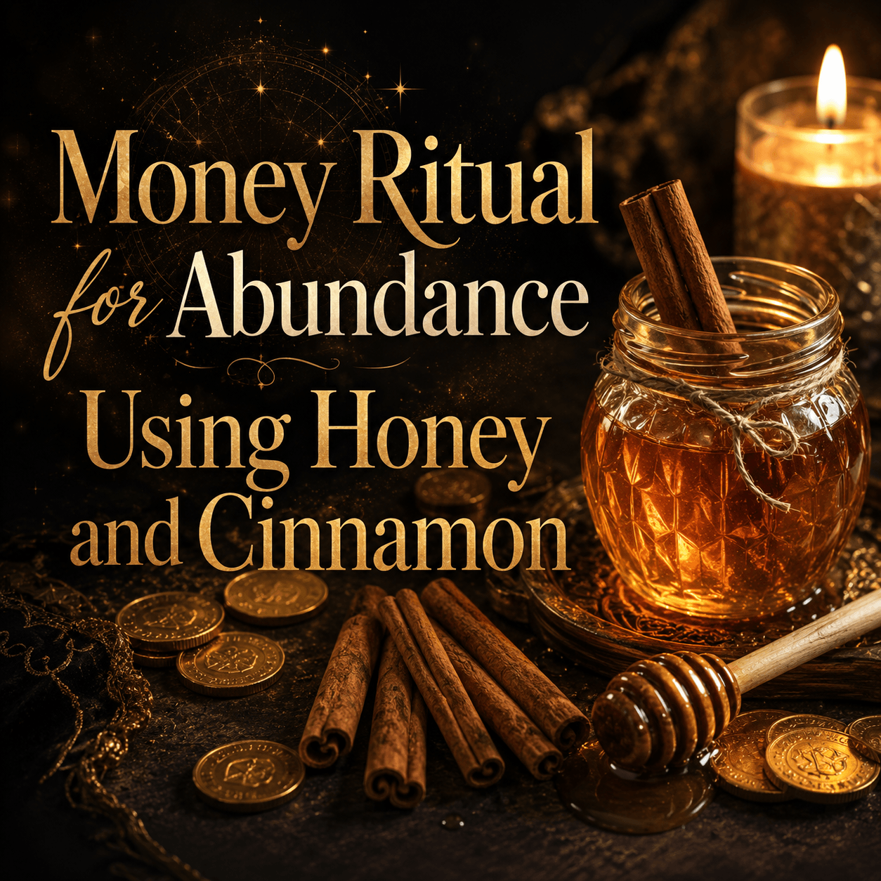 Money Ritual for Abundance Using Honey and Cinnamon