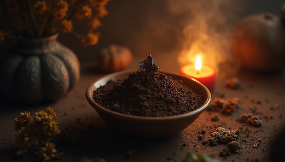 The Ritual of Roots ritual - Deep Obsession Love Spell with Soil or earth from outside and Black or brown candle