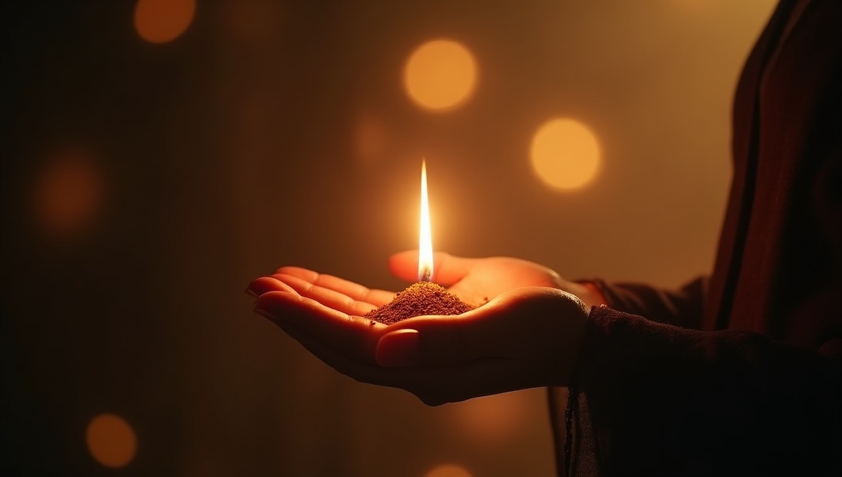 Cinnamon Blowing Money Ritual ritual - spell for money and success with Ground cinnamon (about 1 teaspoon) and Your domina...
