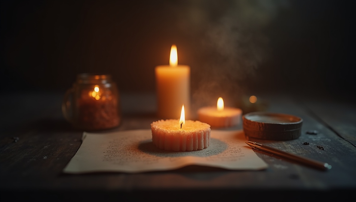The Freezing Severance ritual - spell to get rid of someone with Small piece of paper and Pen