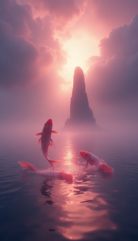 Pisces Twin Soul Mirror - Sacred Love Waters