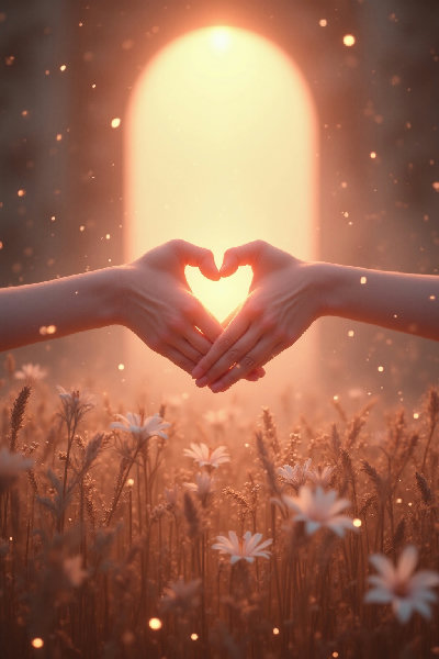 Virgo Golden Heart Connection Love Wallpaper