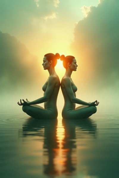 Gemini Health Twin Meditation Mirror Harmony