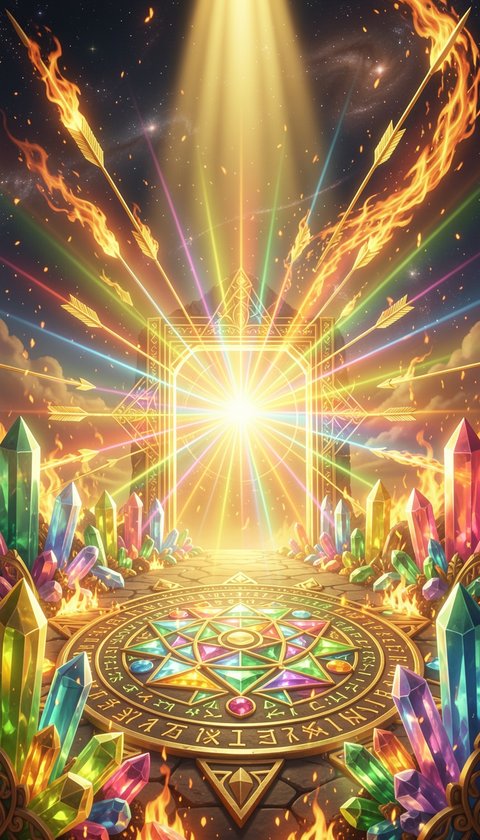 Sagittarius Cosmic Abundance Zodiac Wheel