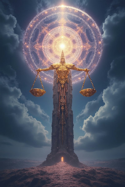 Libra Divine Justice Guardian Protection Wallpaper