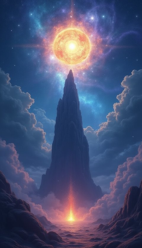 Leo Cosmic Tower of Wisdom - Divine Enlightenment