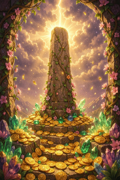 Taurus Wealth Ancient Abundance Pillar