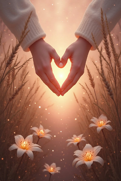 Virgo Love Heart Golden Lily Sacred Connection