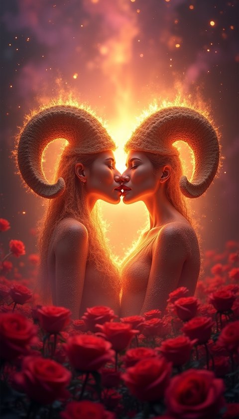 Aries Blazing Heart Sacred Fire Love Wallpaper