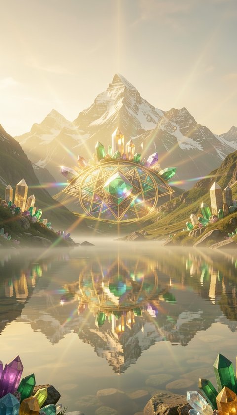 Capricorn Wealth Crystal Peak - Sacred Abundance