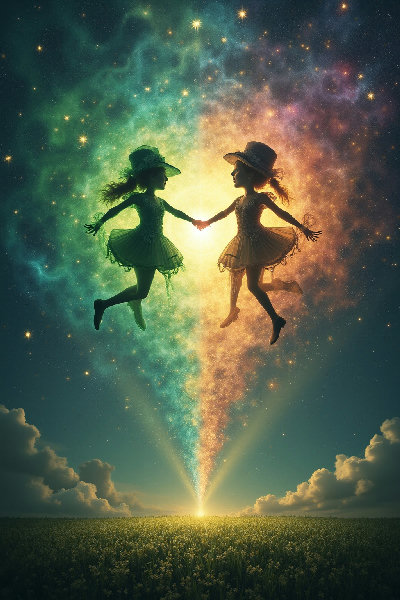 Gemini Luck Cosmic Unity - Divine Connection