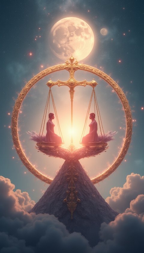 Libra Divine Union Sacred Geometry Wallpaper