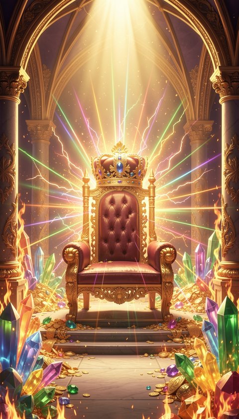 Leo Divine Throne - Majestic Wealth Manifestation