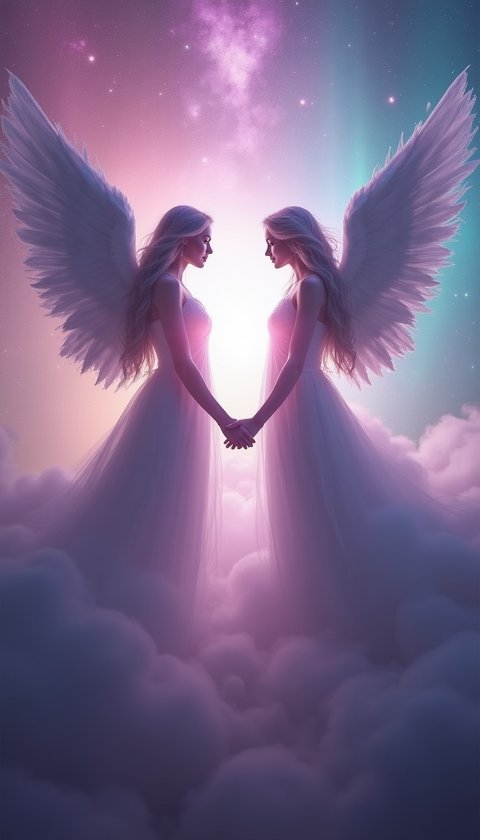 Gemini Divine Guardian Protection Wallpaper