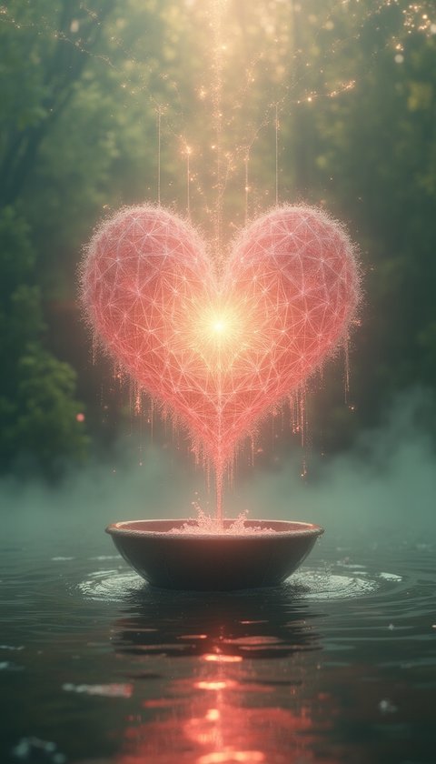 Aquarius Love Divine Lotus - Sacred Awakening