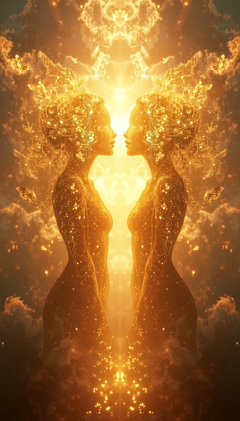 Gemini Wealth Twin Flame Golden Wings Portal