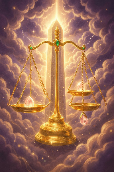 Libra Divine Justice Scales Wealth Wallpaper