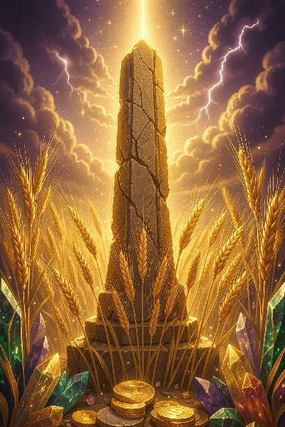 Virgo Wealth Divine Abundance Monolith