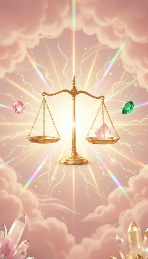 Libra Divine Justice Scales - Crystal Wealth
